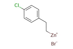 eMolecules​&nbsp;Synthonix  4-Chlorophenethylzinc bromide 0.50 M in THF  25ml  627353563  C73230    1142215-67-5  [null]  284.890  C8H8BrClZn