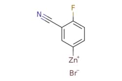 eMolecules​&nbsp;Synthonix  3-Cyano-4-fluorophenylzinc bromide 0.50 M in THF  25ml  627353558  C73198    518990-00-6  MFCD02260165  265.390  C7H3BrFNZn