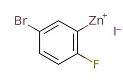 eMolecules​&nbsp;Synthonix  5-Bromo-2-fluorophenylzinc iodide 0.50 M in THF  25ml  627353509  B73257    749928-54-9  [null]  366.280  C6H3BrFIZn
