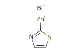 eMolecules​&nbsp;Synthonix  2-Thiazolylzinc bromide 0.50 M in THF  50ml  596115995  T73171    173382-28-0  MFCD00671987  229.400  C3H2BrNSZn