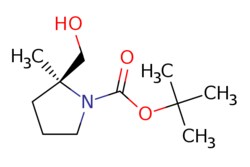 eMolecules​&nbsp;ChemScene  tert-Butyl (2S)-2-(hydroxymethyl)-2-methylpyrrolidine-1-carboxylate  1g  572261963  CS-0048614    1339022-10-4  MFCD23106104  215.293  C11H21NO3