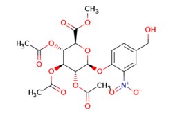 eMolecules​&nbsp;ChemScene  (2S3R4S5S6S)-2-(4-(Hydroxymethyl)-2-nitrophenoxy)-6-(methoxycarbonyl)tetrahydro-2H-pyran-345-triyl triacetate  5g  572198592  CS-0142109    148579-94-6  [null]  485.398  C20H23NO13
