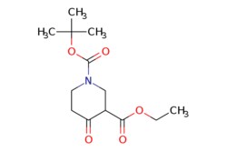 eMolecules​&nbsp;98977-34-5 | Ethyl 1-tert-Butoxycarbonyl-4-oxo-3-piperidinecarboxylate | Ambeed | MFCD01862189 | 271.313 | C13H21NO5 | 97.000 | CCOC(=O)C1CN(CCC1=O)C(=O)OC(C)(C)C | 10g | 552587471