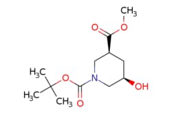 eMolecules​&nbsp;Pharmablock  O1-tert-butyl O3-methyl cis-5-hydroxypiperidine-13-dicarboxylate  1g  551312367  PBZS1011    1246442-45-4  MFCD28502762  259.302  C12H21NO5