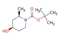 eMolecules​&nbsp;Pharmablock  tert-butyl (2R4R)-4-hydroxy-2-methylpiperidine-1-carboxylate  5g  551269836  PBN20121083    790667-44-6  MFCD23105950  215.293  C11H21NO3