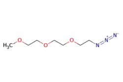 eMolecules​&nbsp;74654-06-1 | 1-Azido-2-(2-(2-methoxyethoxy)ethoxy)ethane | Synthonix | MFCD22574767 | 189.215 | C7H15N3O3 | 97.000 | COCCOCCOCCN=[N+]=[N-] | 5g | 537872890