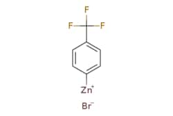 eMolecules​&nbsp;Synthonix  (4-(Trifluoromethyl)phenyl)zinc bromide 0.50 M in THF  100ml  532652983  T73104    198345-82-3  MFCD22685082  290.390  C7H4BrF3Zn