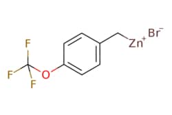 eMolecules​&nbsp;Synthonix  (4-(trifluoromethoxy)benzyl)zinc bromide 0.50 M in THF  50ml  532652978  T73102    1251848-83-5  [null]  320.410  C8H6BrF3OZn