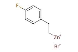eMolecules​&nbsp;Synthonix  4-Fluorophenethylzinc bromide 0.50 M in THF  50ml  532652845  F73240    1029128-52-6  [null]  268.430  C8H8BrFZn