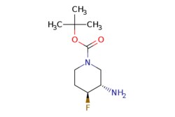eMolecules​&nbsp;AQ BioPharma Co. Ltd.  (3S4S)-tert-butyl 3-amino-4-fluoropiperidine-1-carboxylate  5g  528279381  ABF13577  97.000  1290191-71-7  [null]  218.272  C10H19FN2O2