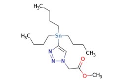 eMolecules​&nbsp;1360607-65-3 | Methyl 2-(4-(tributylstannyl)-1H-1,2,3-triazol-1-yl)acetate | Synthonix - Stock430.180 | C17H33N3O2Sn | 90.000 | CCCC[Sn](CCCC)(CCCC)c1cn(CC(=O)OC)nn1 | 500mg | 525932245