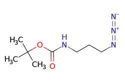 eMolecules​&nbsp;129392-84-3 | tert-Butyl (3-azidopropyl)carbamate | Synthonix - Stock | MFCD01632498 | 200.242 | C8H16N4O2 | 97.000 | CC(C)(C)OC(=O)NCCCN=[N+]=[N-] | 500mg | 525932186