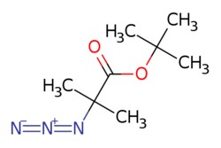 eMolecules​&nbsp;Synthonix - Stock  2-Azido-2-methylpropanoic acid-11-dimethylethyl ester  500mg  525932154  A1976    1639467-11-0  [null]  185.227  C8H15N3O2