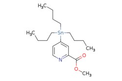 eMolecules​&nbsp;322690-84-6 | 4-(Tributylstannyl)-2-pyridinecarboxylic acid methyl ester | Synthonix - Stock | MFCD30724040 | 426.188 | C19H33NO2Sn | 95.000 | CCCC[Sn](CCCC)(CCCC)c1ccnc(c1)C(=O)OC | 1g | 525924530