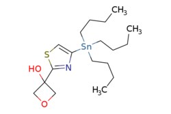 eMolecules​&nbsp;1245816-13-0 | 3-(4-(Tributylstannyl)thiazol-2-yl)oxetan-3-ol | Synthonix - Stock | MFCD16140389 | 446.240 | C18H33NO2SSn | 94.000 | CCCC[Sn](CCCC)(CCCC)c1csc(n1)C1(O)COC1 | 1g | 525924295