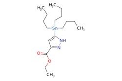 eMolecules​&nbsp;Synthonix - Stock  5-Tributylstannyl-1H-pyrazole-3-carboxylic acid ethyl ester  500mg  525924141  T5057    141998-85-8  MFCD12026320  429.192  C18H34N2O2Sn