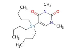 eMolecules​&nbsp;103408-63-5 | 5-Tributylstannyl-1,3-dimethyluracil | Synthonix - Stock | MFCD01318970 | 429.192 | C18H34N2O2Sn | 97.000 | CCCC[Sn](CCCC)(CCCC)c1cn(C)c(=O)n(C)c1=O | 500mg | 525924022