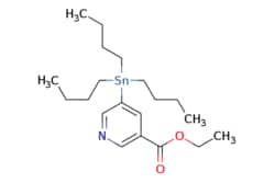eMolecules​&nbsp;Synthonix - Stock  5-(Tributylstannyl)pyridinecarboxylic acid ethyl ester  1g  525923906  T2871    405938-98-9  MFCD14702526  440.215  C20H35NO2Sn