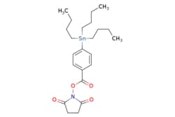eMolecules​&nbsp;107759-58-0 | N-Succinimidyl-4-(tributylstannyl)benzoate | Synthonix - Stock | MFCD24368561 | 508.246 | C23H35NO4Sn | 97.000 | CCCC[Sn](CCCC)(CCCC)c1ccc(cc1)C(=O)ON1C(=O)CCC1=O | 500mg | 525923262
