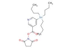 eMolecules​&nbsp;Synthonix - Stock  N-Succinimidyl-5-(tri-butylstannyl)-3-pyridinecarboxylate  1g  525923257  S6878    131865-59-3  MFCD30724039  509.234  C22H34N2O4Sn