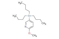 eMolecules​&nbsp;164014-93-1 | 6-Methoxy-3-(tributylstannyl)pyridine | Synthonix - Stock | MFCD01319027 | 398.178 | C18H33NOSn | 95.000 | CCCC[Sn](CCCC)(CCCC)c1ccc(OC)nc1 | 25g | 525920831
