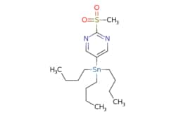 eMolecules​&nbsp;122476-85-1 | 2-(Methylsulfonyl)-5-(tributylstannyl)pyrimidine | Synthonix - Stock | MFCD07787379 | 447.230 | C17H32N2O2SSn | 97.000 | CCCC[Sn](CCCC)(CCCC)c1cnc(nc1)S(C)(=O)=O | 5g | 525920363