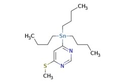 eMolecules​&nbsp;1002719-56-3 | 4-(Methylthio)-6-(tributylstannyl)pyrimidine | Synthonix - Stock | MFCD28556920 | 415.230 | C17H32N2SSn | 95.000 | CCCC[Sn](CCCC)(CCCC)c1cc(SC)ncn1 | 1g | 525919646