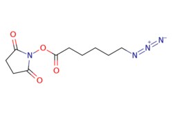 eMolecules​&nbsp;866363-70-4 | 1-[(6-Azidohexanoyl)oxy]pyrrolidine-2,5-dione | Synthonix - Stock | MFCD25968077 | 254.246 | C10H14N4O4 | 97.000 | [N-]=[N+]=NCCCCCC(=O)ON1C(=O)CCC1=O | 500mg | 525905594