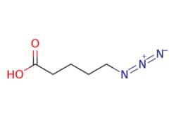 eMolecules​ Synthonix - Stock  5-Azidopentanoic acid  500mg  525905544  A1942    79583-98-5  MFCD11850108  143.146  C5H9N3O2