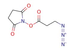 eMolecules​&nbsp;Synthonix - Stock  (25-Dioxopyrrolidin-1-yl) 3-azidopropanoate  100mg  525905521  A19129    850180-76-6  MFCD24452814  212.165  C7H8N4O4