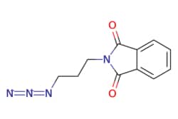 eMolecules​&nbsp;88192-21-6 | 2-(3-azidopropyl)-isoindole-1,3-dione | Synthonix - Stock | MFCD13480971 | 230.227 | C11H10N4O2 | 97.000 | [N-]=[N+]=NCCCN1C(=O)c2ccccc2C1=O | 25g | 525904922