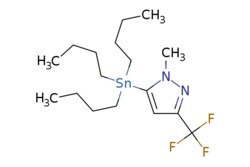 eMolecules​&nbsp;191606-78-7 | 1-Methyl-5-(tributylstannyl)-3-(trifluoromethyl)-1H-pyrazole | Synthonix - Stock | MFCD06797466 | 439.154 | C17H31F3N2Sn | 97.000 | CCCC[Sn](CCCC)(CCCC)c1cc(nn1C)C(F)(F)F | 1g | 490913213