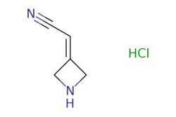 eMolecules​&nbsp;Synthonix - Stock  2-(Azetidin-3-ylidene)acetonitrile hydrochloride  1g  489892828  A18603    1314910-43-4  MFCD19227479  130.580  C5H7ClN2