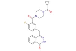 eMolecules​&nbsp;763113-22-0 | 4-(3-(4-(Cyclopropanecarbonyl)piperazine-1-carbonyl)-4-fluorobenzyl)phthalazin-1(2H)-one | Combi-Blocks | MFCD13185161 | 434.471 | C24H23FN4O3 | 98.000 | Fc1ccc(Cc2n[nH]c(=O)c3ccccc23)cc1C(=O)N1CCN(CC1)C(=O)C1CC1 | 1g | 482934753