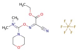 eMolecules​&nbsp;Oakwood Chemicals  (1-Cyano-2-ethoxy-2-oxoethylideneaminooxy)-dimethylamino-morpholino-carbenium hexafluorophosphate  5g  480131312  044578    1075198-30-9  MFCD11975052  428.272  C12H19F6N4O4P