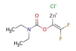 eMolecules​&nbsp;1350898-30-4 | [1-(Diethylcarbamoyloxy)-2,2-difluoro-vinyl]zinc chloride, 0.25M in THF/Hexanes | Synthonix - Stock278.990 | C7H10ClF2NO2Zn | 97.000 | [Cl-].CCN(CC)C(=O)OC([Zn+])=C(F)F | 50ml | 451967055