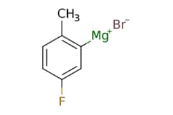 eMolecules​&nbsp;Synthonix - Stock  5-Fluoro-2-methylphenylmagnesium bromide 0.5 M in THF  50ml  437237235  F31748    186496-59-3  MFCD01311468  213.332  C7H6BrFMg