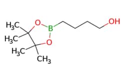 eMolecules​&nbsp;Combi-Blocks  4-(Tetramethyl-132-dioxaborolan-2-yl)butan-1-ol  1g  380384917  FM-1195  95.000  2408956-04-5  [null]  200.090  C10H21BO3