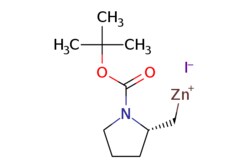 eMolecules​&nbsp;2135683-37-1 | [(2S)-1-tert-butoxycarbonylpyrrolidin-2-yl]methylzinc iodide, 0.5M in THF | Synthonix - Stock376.540 | C10H18INO2Zn | 0.000 | [I-].CC(C)(C)OC(=O)N1CCC[C@H]1C[Zn+] | 50ml | 355859171