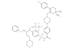 eMolecules​&nbsp;923564-51-6 | Navitoclax | Target Molecule  | MFCD12756219 | 974.610 | C47H55ClF3N5O6S3 | 0.000 | CC1(C)CCC(=C(CN2CCN(CC2)c2ccc(cc2)C(=O)NS(=O)(=O)c2ccc(N[C@H](CCN3CCOCC3)CSc3ccccc3)c(c2)S(=O)(=O)C(F)(F)F)C1)c1ccc(Cl)cc1 | 100mg | 348528136