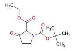 eMolecules​&nbsp;170123-25-8 | 3-Oxo-pyrrolidine-1,2-dicarboxylic acid 1-tert-butyl ester 2-ethyl ester | Combi-Blocks | MFCD11052440 | 257.286 | C12H19NO5 | 97.000 | CCOC(=O)C1N(CCC1=O)C(=O)OC(C)(C)C | 5g | 267171660