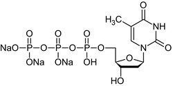Abcam&nbsp;2'-Deo x ythymidine 5'-triphosphate [dTTP] trisodium salt, nucleoside triphosphate, 50MG