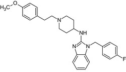 Abcam&nbsp;Astemizole, histamine H1 receptor antagonist and hERG K+ channel blocker, 10MG
