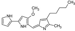 Abcam&nbsp;Prodigiosin, apoptotic agent, 1MG