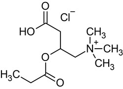 Abcam (plusminus)-Propionylcarnitine chloride, homolog of acetylcarnitine chloride.