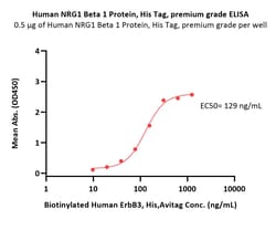 ACROBiosystems Human NRG1 Beta 1 Protein, His Tag, premium grade, Quantity: