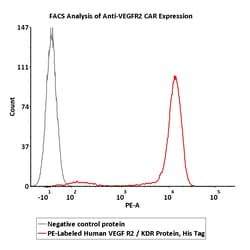 ACROBiosystems PE-Labeled Human VEGF R2 / KDR Protein, His Tag (Site-specific
