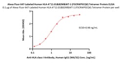 ACROBiosystems&nbsp;Alexa Fluor&trade; 647-Labeled Human HLA-A*11:01&B2M&WT-1 (FSCRWPSCQK) Tetramer ProteinStar Staining