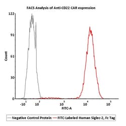 ACROBiosystems FITC-Labeled Human Siglec-2 / CD22 Protein, Fc Tag, Quantity: