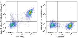 Biolegend&nbsp;Brilliant Violet 421&trade; anti-mouse Siglec-G [SH1]; Isotype: Mouse IgG1, κ; Reactivity: Mouse; Apps: FC; Size: 50 μg